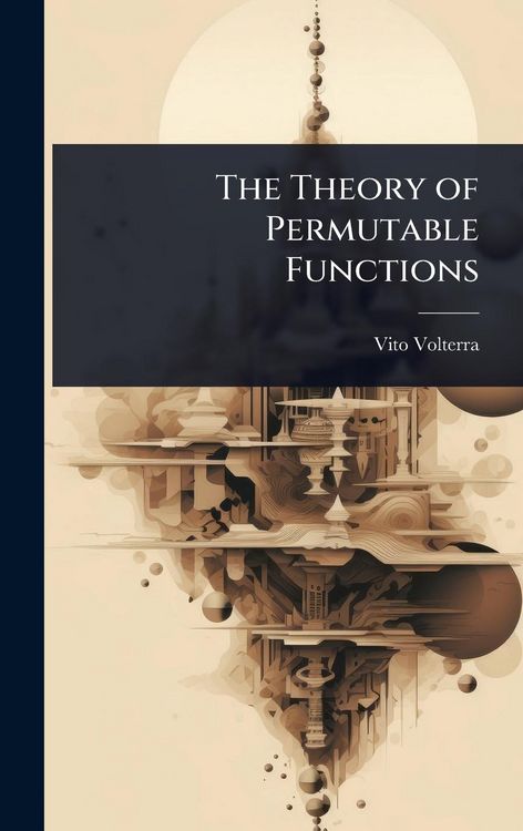 Produktbild: The Theory of Permutable Functions