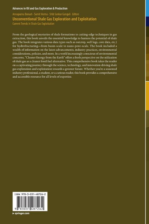 Produktbild: Unconventional Shale Gas Exploration and Exploitation