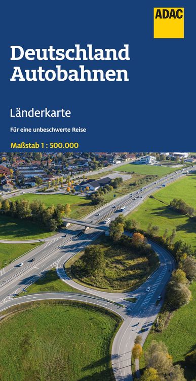 Produktbild: ADAC L&auml;nderkarte Deutschland Autobahnen 1:500.000