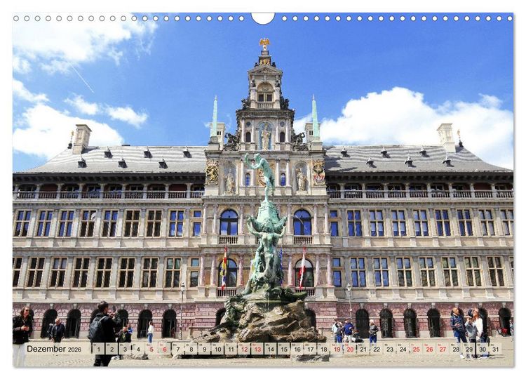 Produktbild: Antwerpen - Faszinierende Gro&szlig;stadt (Wandkalender 2026 DIN A3 quer), CALVENDO Monatskalender