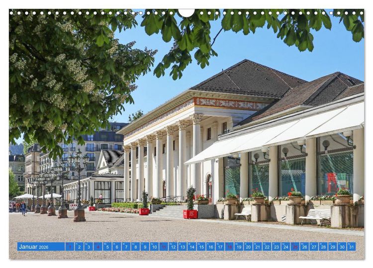 Produktbild: So sch&ouml;n ist Baden-Baden (Wandkalender 2026 DIN A3 quer), CALVENDO Monatskalender