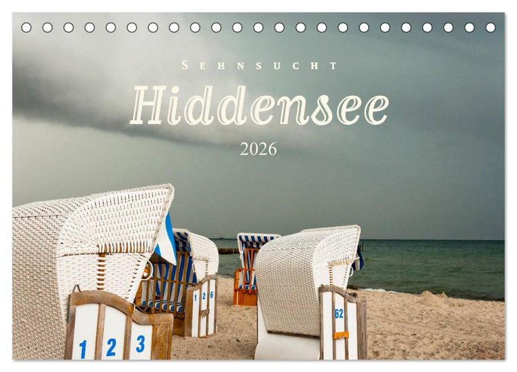 Produktbild: Sehnsucht Hiddensee 2026 (Tischkalender 2026 DIN A5 quer), CALVENDO Monatskalender