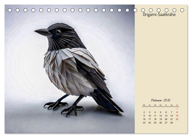 Produktbild: Vogelwelt, lustig, bunt und verspielt (Tischkalender 2026 DIN A5 quer), CALVENDO Monatskalender