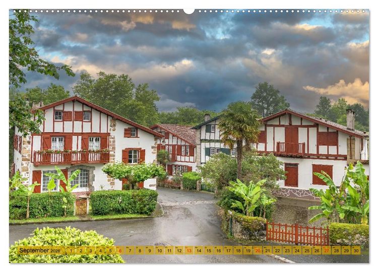 Produktbild: Das Baskenland (hochwertiger Premium Wandkalender 2026 DIN A2 quer), Kunstdruck in Hochglanz