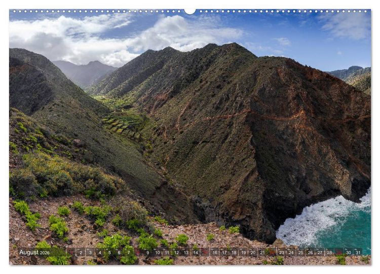 Produktbild: La Isla de La Gomera - Wilde Sch&ouml;nheit im Atlantik (hochwertiger Premium Wandkalender 2026 DIN A2 quer), Kunstdruck in Hochglanz
