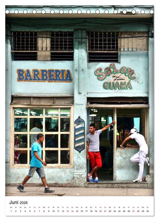 Produktbild: Cuba Coiffeur - Frisch frisiert in Havanna (Tischkalender 2026 DIN A5 hoch), CALVENDO Monatskalender