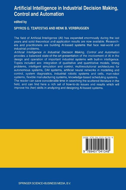 Produktbild: Artificial Intelligence in Industrial Decision Making, Control and Automation