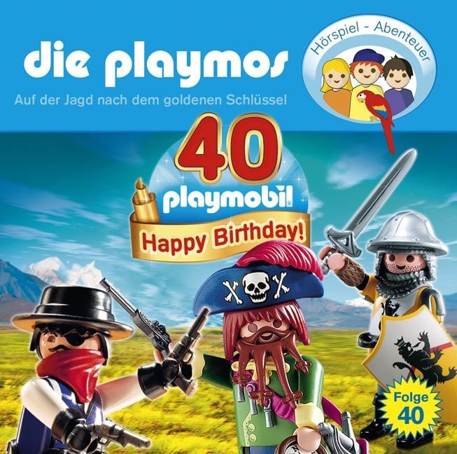 Produktbild: Die Playmos - Das Original Playmobil H&ouml;rspiel, Folge 40: Auf der Jagd nach dem goldenen Schl&uuml;ssel