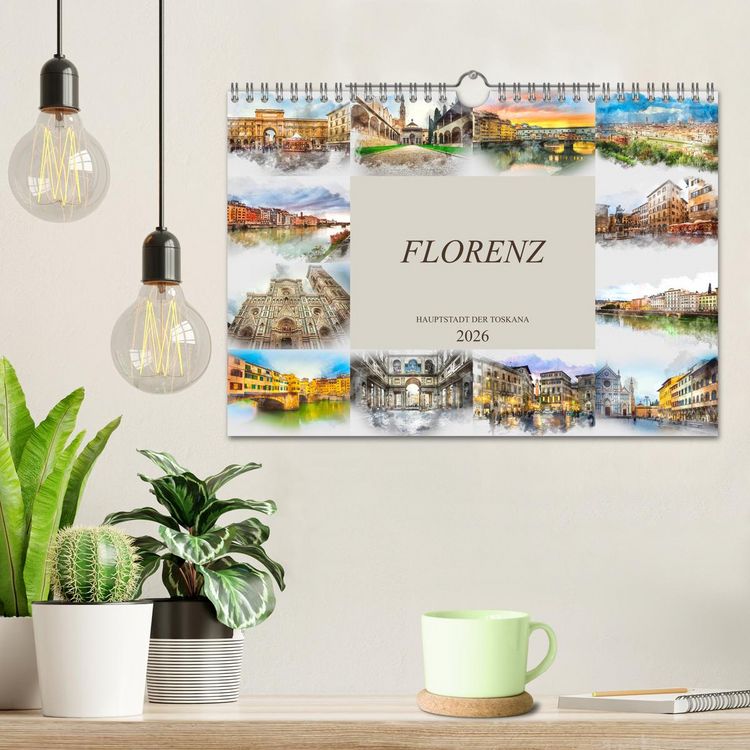 Produktbild: Florenz Hauptstadt der Toskana (Wandkalender 2026 DIN A4 quer), CALVENDO Monatskalender