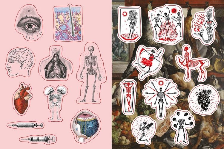 Produktbild: Kuriosit&auml;ten & Seltsamkeiten - Stickerbuch