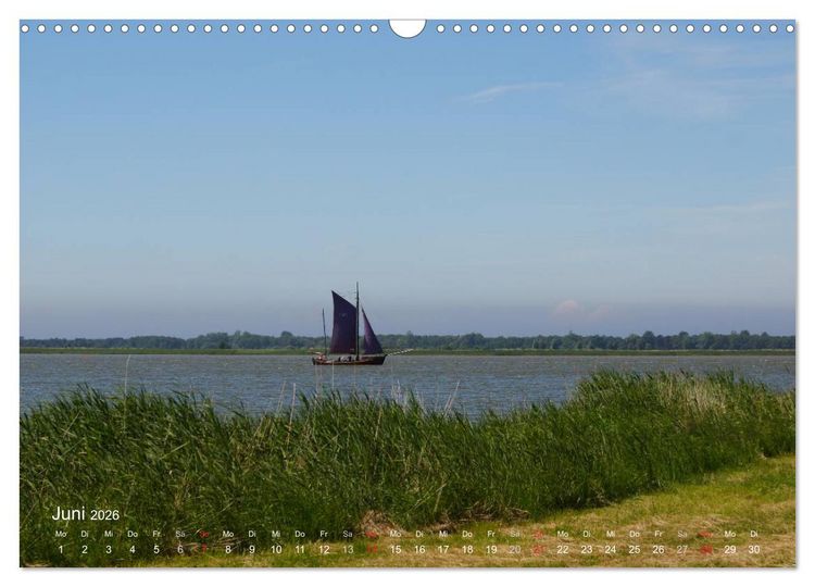 Produktbild: Anblicke und Ausblicke auf Fischland Dar&szlig; (Wandkalender 2026 DIN A3 quer), CALVENDO Monatskalender