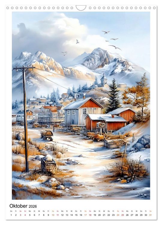 Produktbild: Alaska - Landschaften, Tiere, Freiheit (Wandkalender 2026 DIN A3 hoch), CALVENDO Monatskalender
