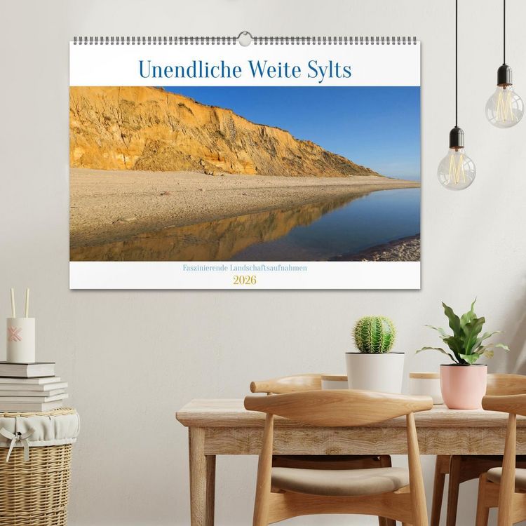 Produktbild: Unendliche Weite Sylts - Faszinierende Landschaftsaufnahmen (Wandkalender 2026 DIN A2 quer), CALVENDO Monatskalender