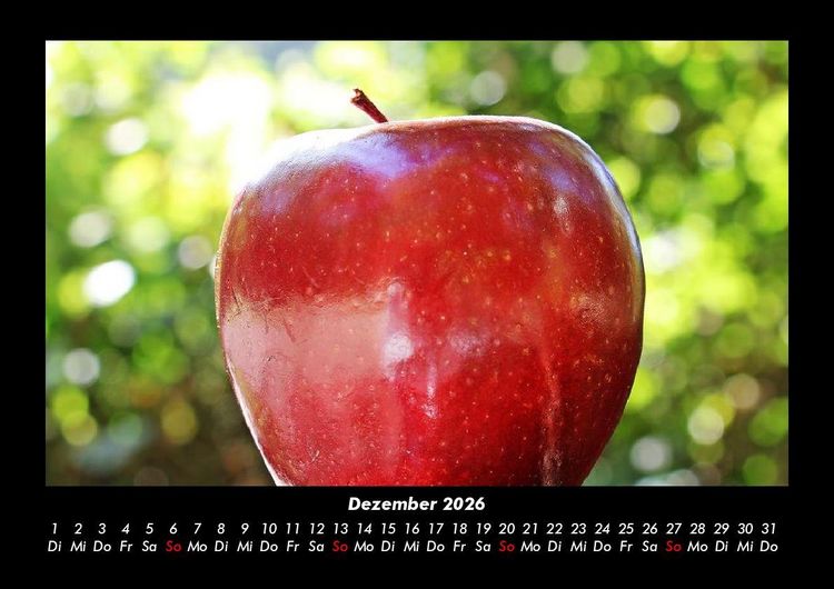 Produktbild: Obstkalender 2026 Fotokalender DIN A3