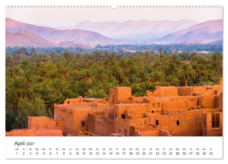 Produktbild: Das farbenfrohe Marokko (hochwertiger Premium Wandkalender 2027 DIN A2 quer), Kunstdruck in Hochglanz