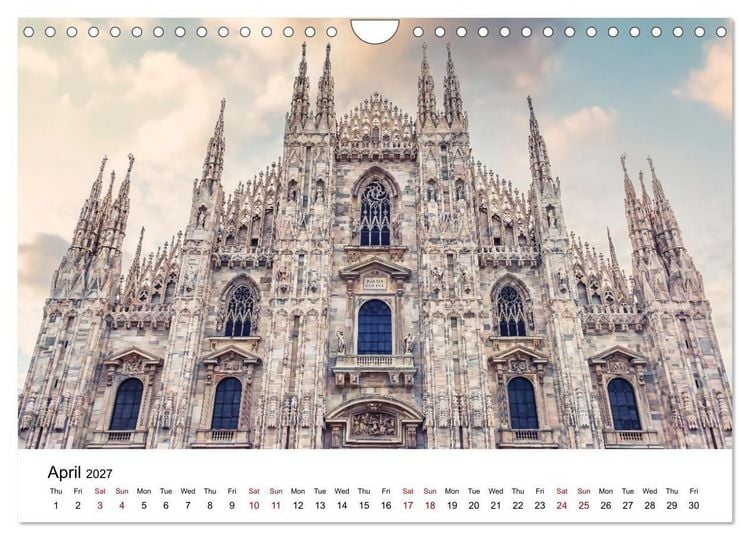 Produktbild: Dazzling Italy (Wall Calendar 2027 DIN A4 landscape), CALVENDO 12 Month Wall Calendar