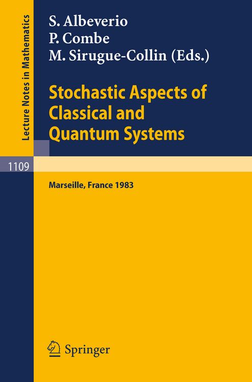 Produktbild: Stochastic Aspects of Classical and Quantum Systems