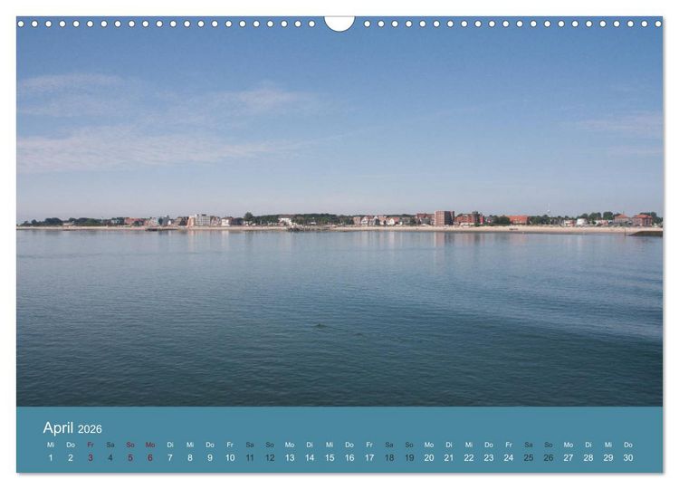 Produktbild: F&ouml;hr 2026. Portr&auml;t einer Insel (Wandkalender 2026 DIN A3 quer), CALVENDO Monatskalender