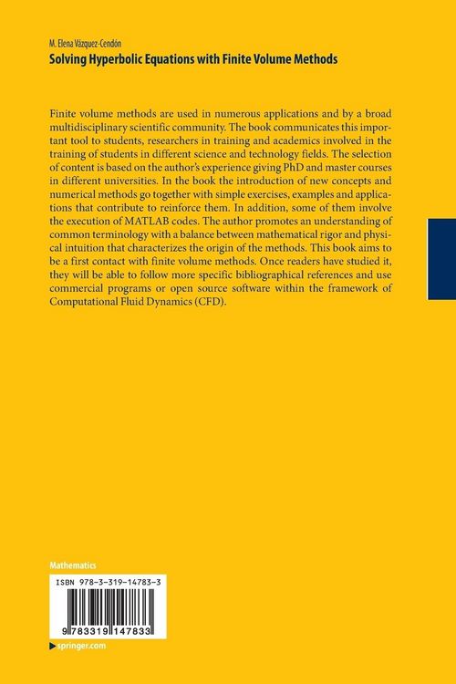 Produktbild: Solving Hyperbolic Equations with Finite Volume Methods