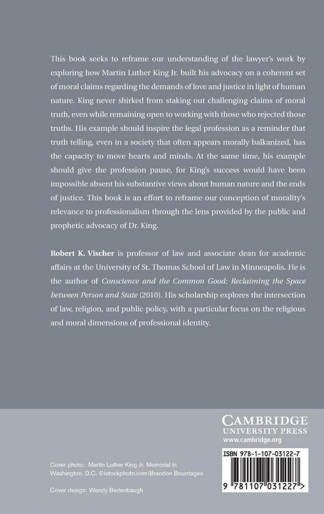 Produktbild: Martin Luther King Jr. and the Morality of Legal Practice