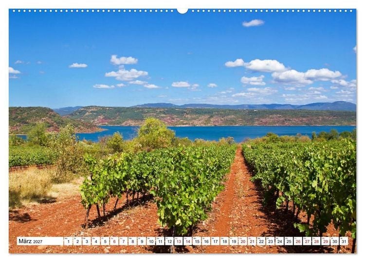 Produktbild: S&uuml;dwestfrankreich - St&auml;dte, Landschaften und Meer (Wandkalender 2027 DIN A2 quer), CALVENDO Monatskalender
