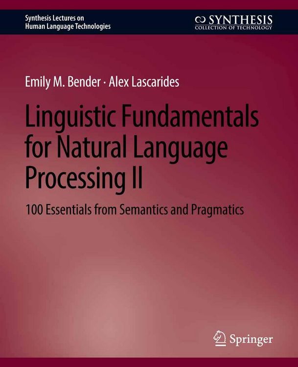 Produktbild: Linguistic Fundamentals for Natural Language Processing II