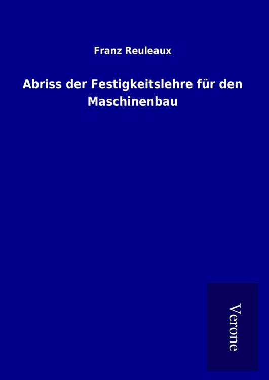 Produktbild: Abriss der Festigkeitslehre f&uuml;r den Maschinenbau