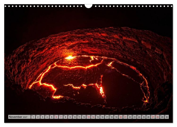 Produktbild: Die sch&ouml;nsten Vulkane Afrikas (Wandkalender 2027 DIN A3 quer), CALVENDO Monatskalender