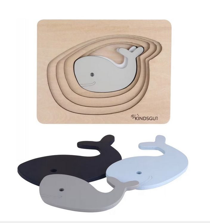 Produktbild: Kindsgut Tier-Puzzle Wal