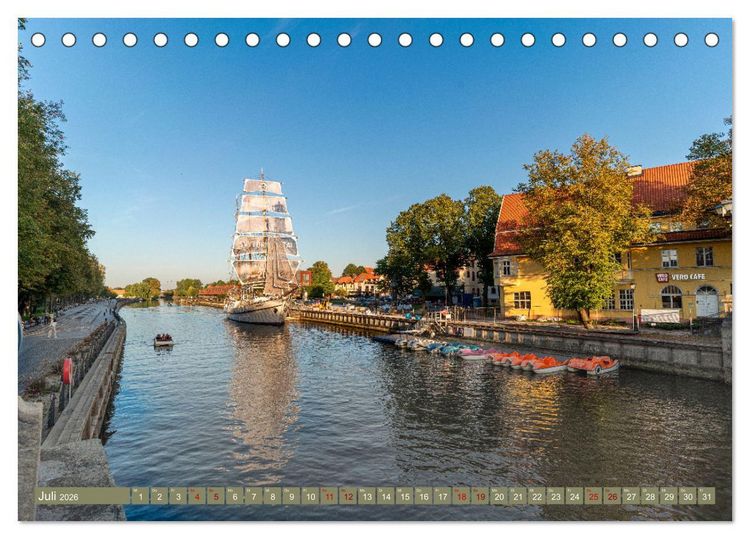 Produktbild: Via Baltica - eine Reise durch Estland, Lettland und Litauen (Tischkalender 2026 DIN A5 quer), CALVENDO Monatskalender