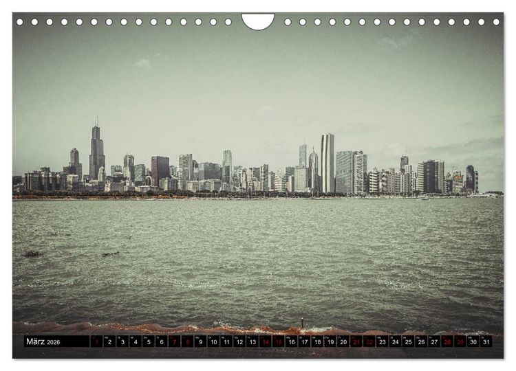 Produktbild: Metropole Chicago (Wandkalender 2026 DIN A4 quer), CALVENDO Monatskalender