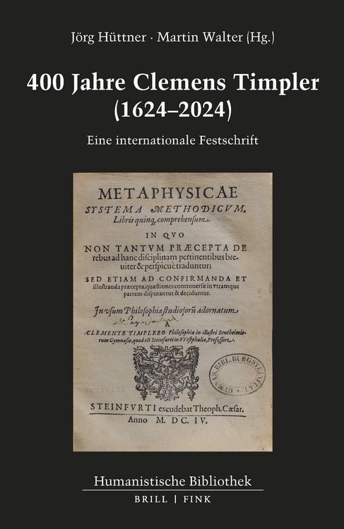 Produktbild: 400 Jahre Clemens Timpler (1624&ndash;2024)