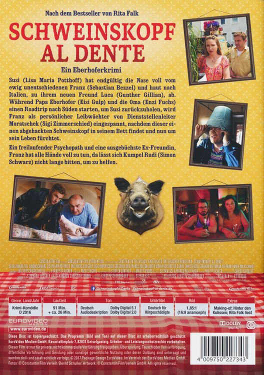 Schweinskopf Al Dente Ganzer Film Kostenlos Schweinskopf al dente von Ed Herzog - DVD | Thalia