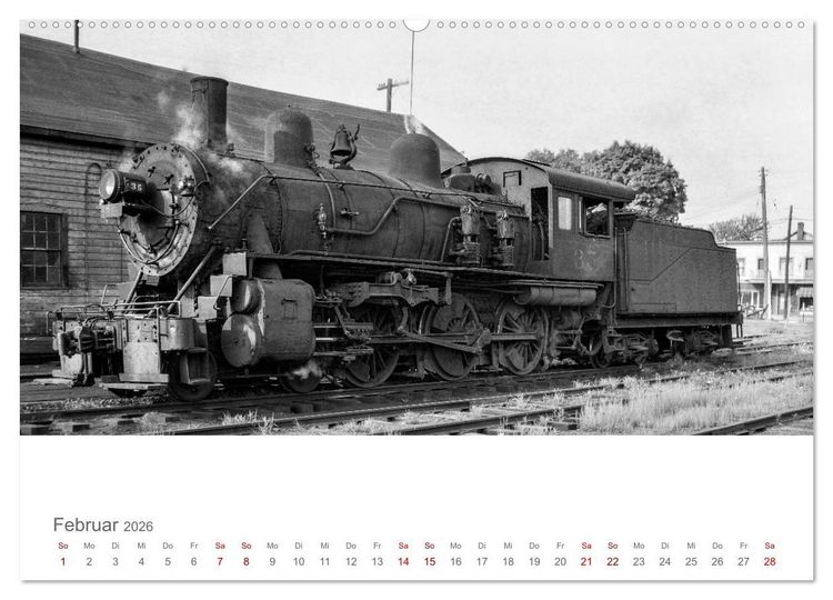 Produktbild: US-Dampflokomotiven (Wandkalender 2026 DIN A2 quer), CALVENDO Monatskalender