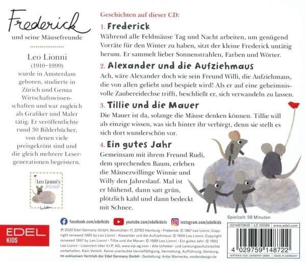 Produktbild: Frederick Und Seine M&auml;usefreunde-H&ouml;rspiel zum Buch