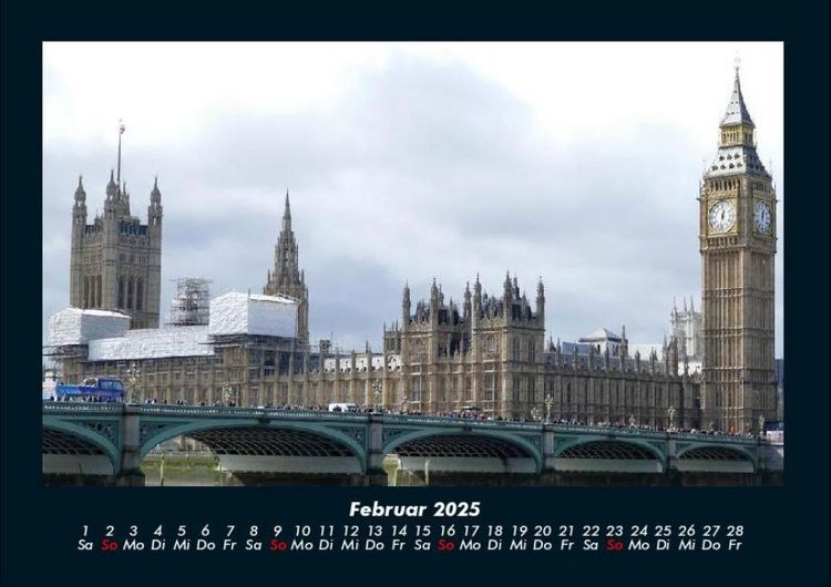 Produktbild: London 2025 Fotokalender DIN A4