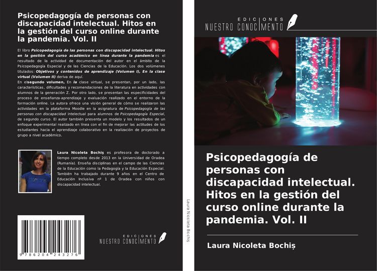 Produktbild: Psicopedagog&iacute;a de personas con discapacidad intelectual. Hitos en la gesti&oacute;n del curso online durante la pandemia. Vol. II