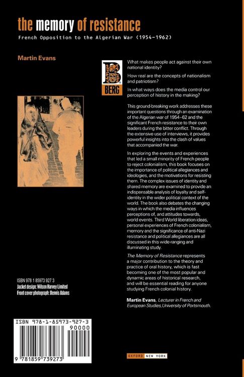Produktbild: The Memory of Resistance