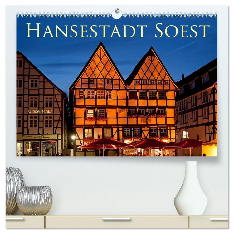 Produktbild: Hansestadt Soest (hochwertiger Premium Wandkalender 2026 DIN A2 quer), Kunstdruck in Hochglanz