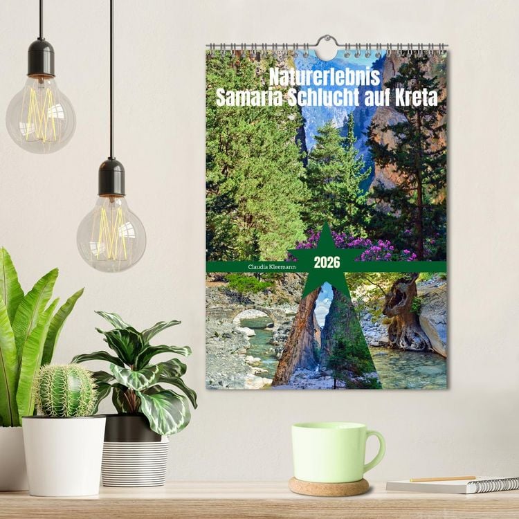 Produktbild: Naturerlebnis Samaria Schlucht auf Kreta (Wandkalender 2026 DIN A4 hoch), CALVENDO Monatskalender