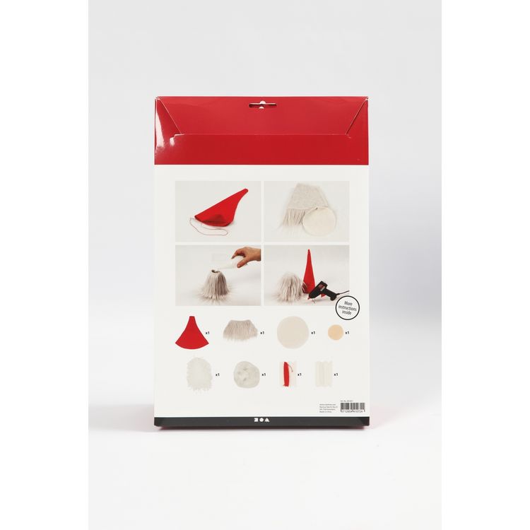 Produktbild: Creativ Company DIY Sets Filz & Fleece Nikolaus-Zwerg, H&ouml;he 30 cm