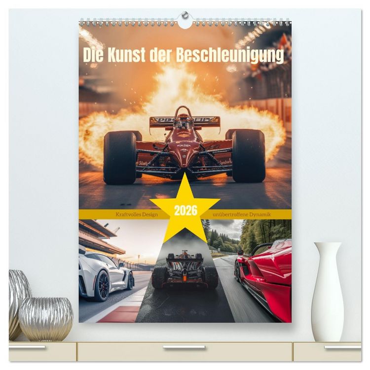 Produktbild: Die Kunst der Beschleunigung (hochwertiger Premium Wandkalender 2026 DIN A2 hoch), Kunstdruck in Hochglanz