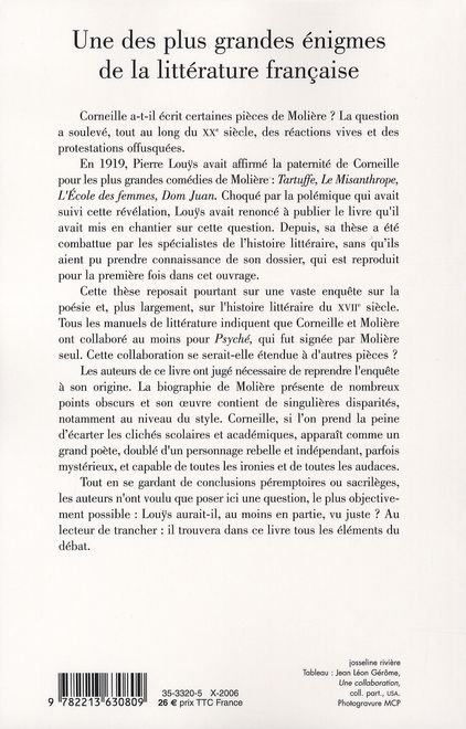 Produktbild: Ote-Moi D'Un Doute... l'Enigme Corneille-Moliere