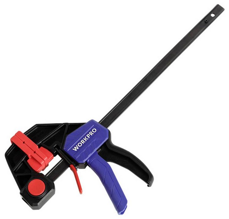 Produktbild: WorkPro WP232040 Einhandzwinge Produktabmessung, L&auml;nge: 300mm