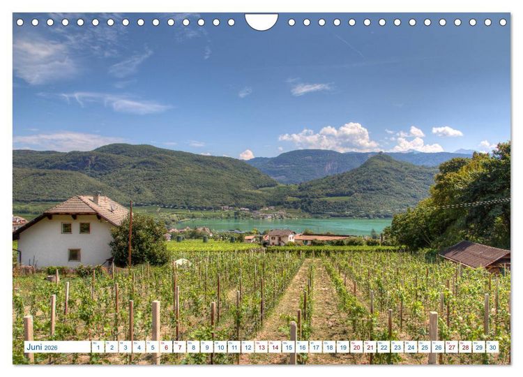 Produktbild: S&uuml;dtiroler Impressionen (Wandkalender 2026 DIN A4 quer), CALVENDO Monatskalender