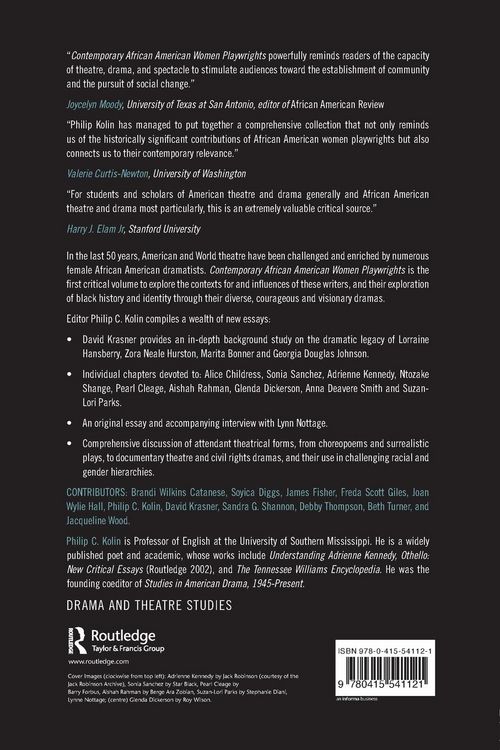 Produktbild: Contemporary African American Women Playwrights