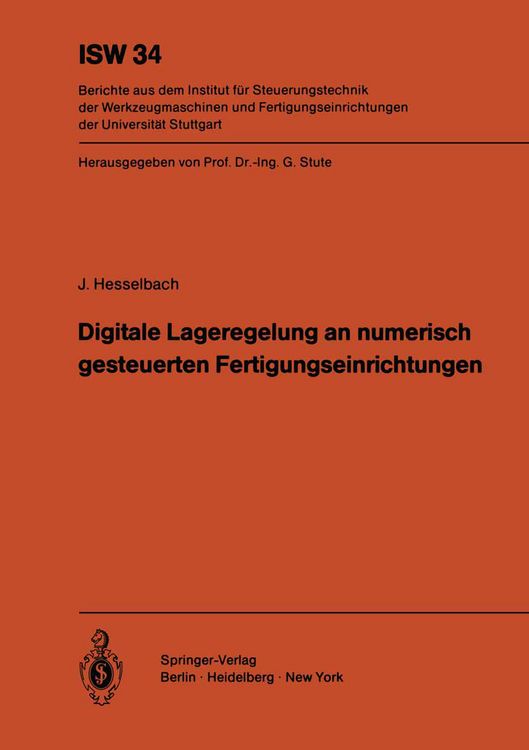Produktbild: Digitale Lageregelung an numerisch gesteuerten Fertigungseinrichtungen