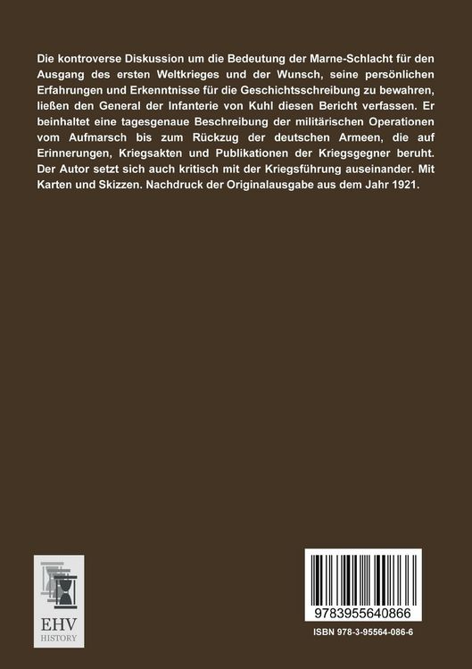 Produktbild: Der Marne-Feldzug 1914