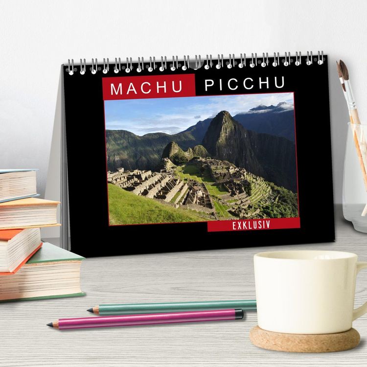 Produktbild: Machu Picchu - Exklusiv (Tischkalender 2026 DIN A5 quer), CALVENDO Monatskalender