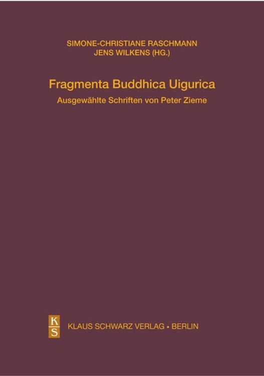 Produktbild: Fragmenta Buddhica Uigurica